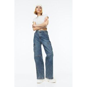 90s Baggy High Waist Jean Denim Streetwear Retro Y2K Boyfriend Hiphop Cargo
